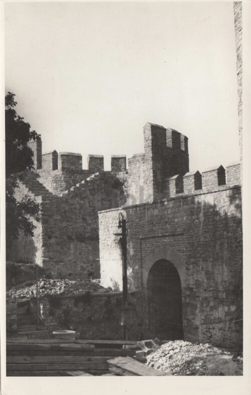1970 İstanbul Rumelihisar Onarımı 6 Adet Fotoğraf - Görsel 2