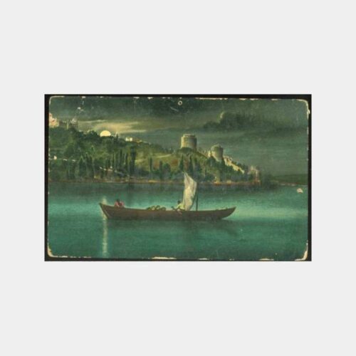 1920 Rumelihisarı Gece Görünüş Kartpostal