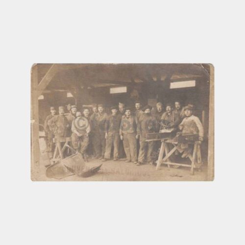 1917 Selanik Atölyede Çalışan Grup Fotoğraf