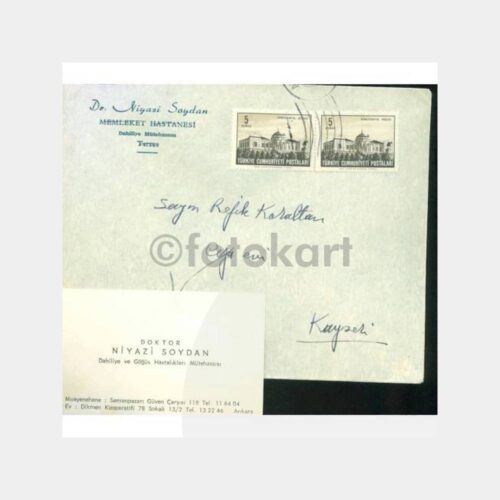 1963 Refik Koraltan -Tarsus- Konulu Mektup