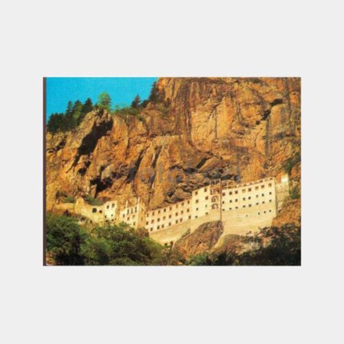 1968 Trabzon Sümela Manastırı Görünüş Kartpostal