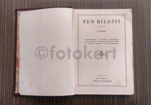 Fen Bilgisi I - Ortaokul Ders Kitabı, 1933 - Görsel 2