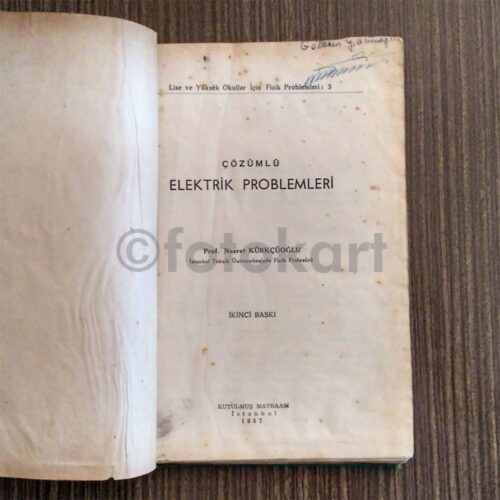 Çözümlü Elektrik Problemleri - Nusret Kürkçüoğlu - Görsel 2