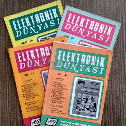 Elektronik Dünyası Dergisi (4 Sayı Lot)