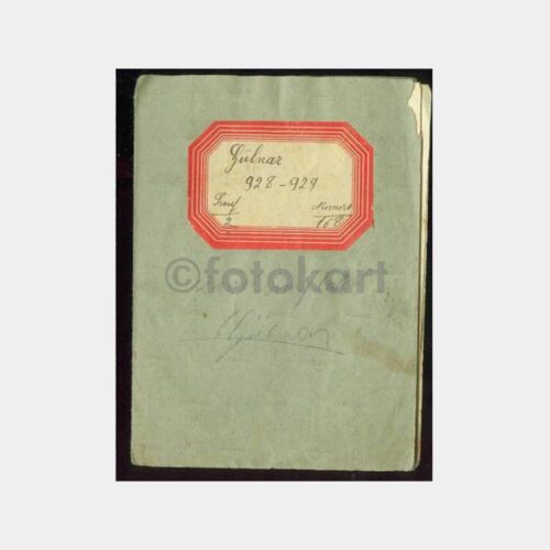 1928-1929 Beşiktaş 41. Kız Mektebi Karnesi - Görsel 2