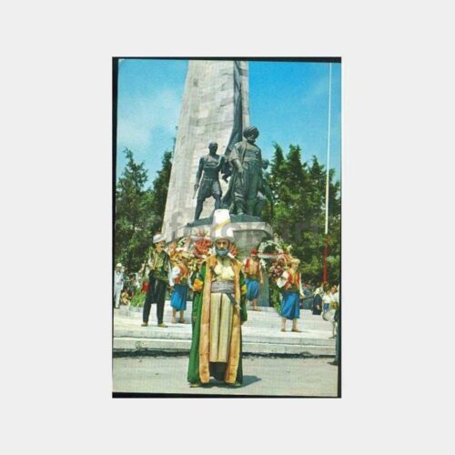 1960 Beşiktaş Barbaros Anıtı Mehter Kartpostal