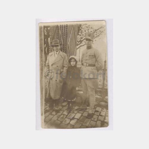 1934 Çamlıca Asker ve Çocuk Fotoğraf