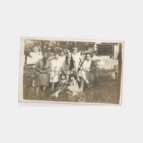 1931 Büyük Çamlıca Yeni Dünya Aile Bahçe Fotoğraf