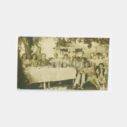 1941 Çamlıca Gazinosu Aile Görünüş Fotoğraf