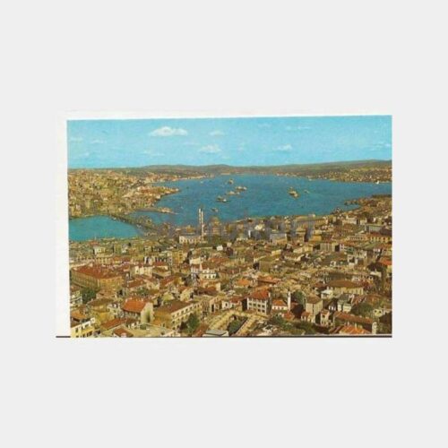 İstanbul Eminönü Havadan Görünüş Kartpostal