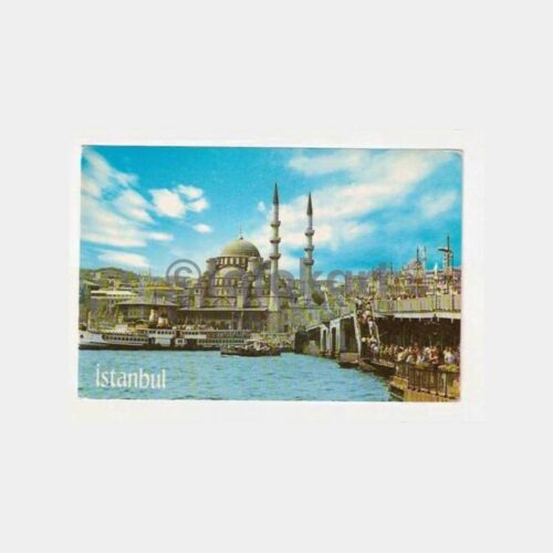 İstanbul Eminönü Galata Köprüsü Kartpostal