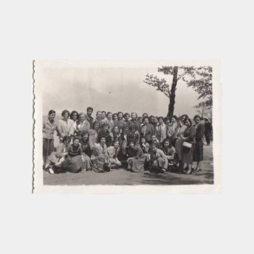 1956 Erenköy Kız Lisesi Öğrencileri Sapanca Gezi 2 Adet Fotoğraf