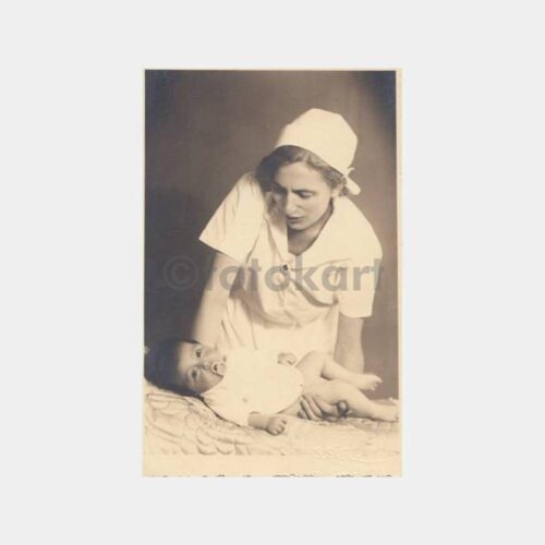 1950 Foto Süreyya - Hemşire ve Bebek Fotoğraf