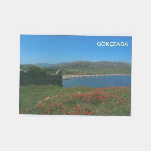 1990 Gökçeada Konulu Kartpostal