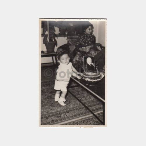 1958 İsmet İnönü Doğum Günü Konulu 4 Adet Fotoğraf - Görsel 2