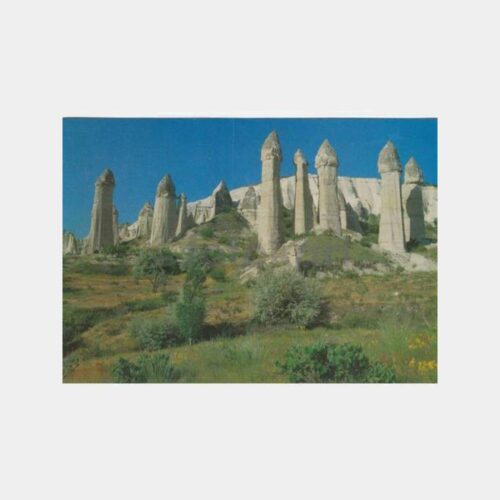 1980 Kapadokya Peri Bacaları Kartpostal