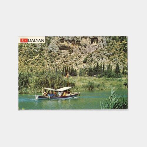 Muğla Dalyan Kaya Mezarları Kartpostal