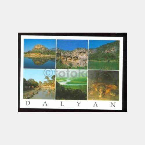Muğla Dalyan Muhtelif Görünüşler Kartpostal