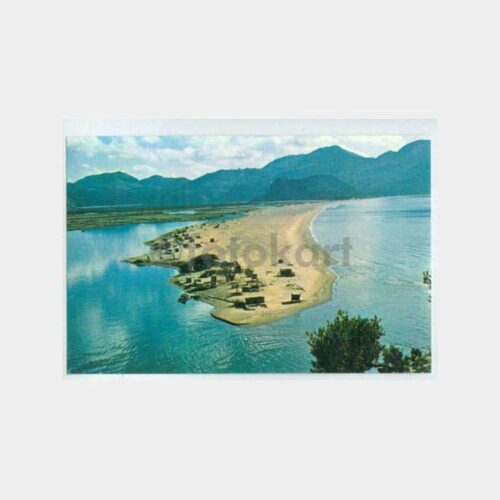 1970 Muğla Dalyan Plajı Görünüş Kartpostal