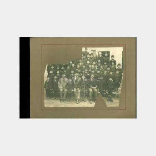 1910 Osmanlı Fesli Çocuklar Eğitim Fotoğraf