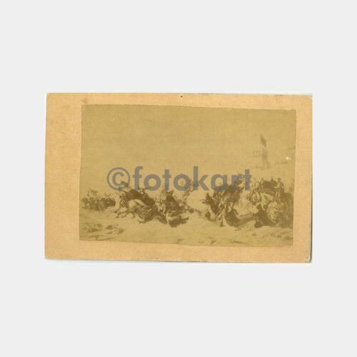 1900 Osmanlı Savaş Konulu Kartpostal
