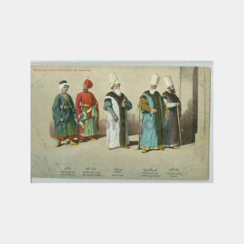 1900 Osmanlı Kostümler -Max Fruchtermann- Kartpostal