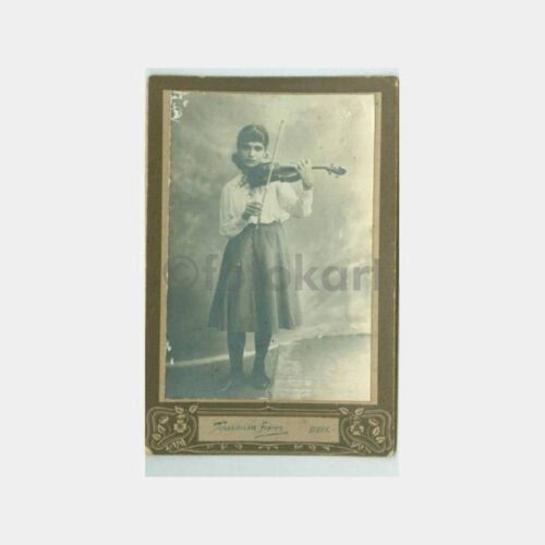 Foto Çobanyan - Osmanlı Kemancı Kız Fotoğraf