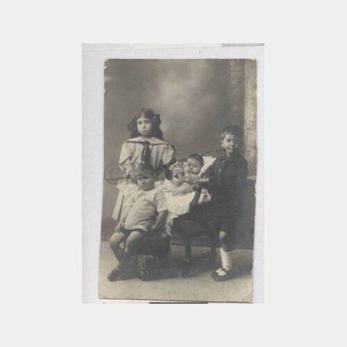 1927 Çocuklar Görünüş Stüdyo Fotoğraf