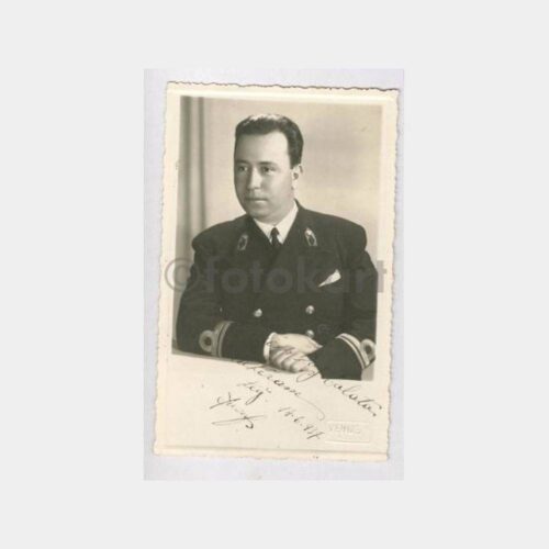 1937 Deniz Subayı Görünüş Stüdyo Fotoğraf
