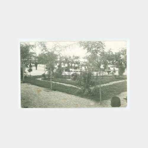 1930 Tekirdağ Park Görünüş Fotokart