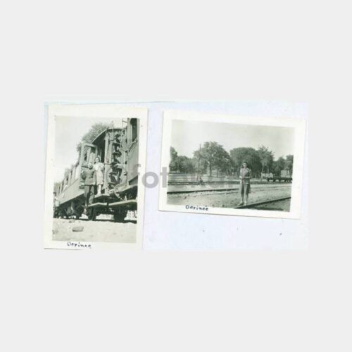 1942 İzmit Derince Tren Konulu 2 Adet Fotoğraf