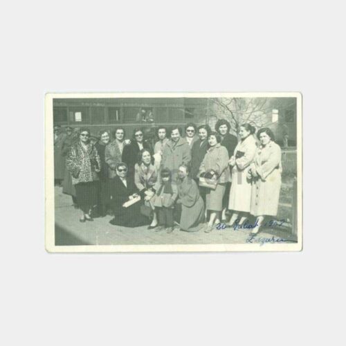 1958 Erzurum Tren Garı - Kadınlar Fotoğraf
