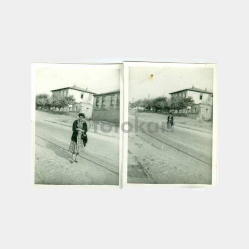 1954 Üsküdar Zeynep Kamil Caddesi 2 Adet Fotoğraf