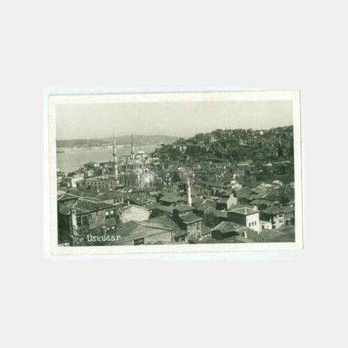 1930 Üsküdar Genel Görünüş Kartpostal