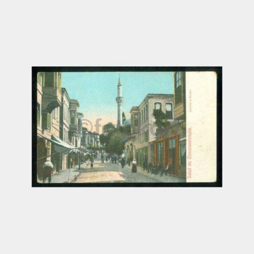 1910 Üsküdar Meydanı Görünüş Kartpostal