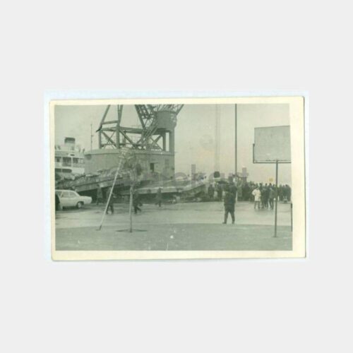 1968 Üsküdar İskelesi Onarımı Görünüş Fotoğraf