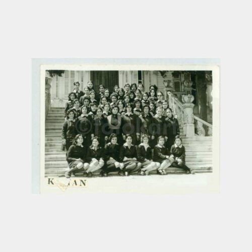 1970 Üsküdar Kız Lisesi 4-F Lise Grup Fotoğraf