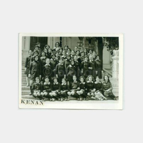 1970 Üsküdar Kız Lisesi 3-A Lise Grup Fotoğraf