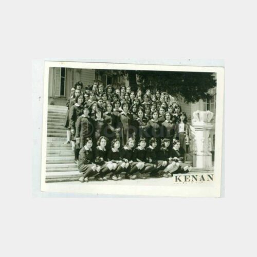 1970 Üsküdar Kız Lisesi 4-G Lise Grup Fotoğraf