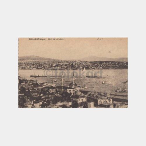 1920 İstanbul Üsküdar Yakası Görünüş Kartpostal