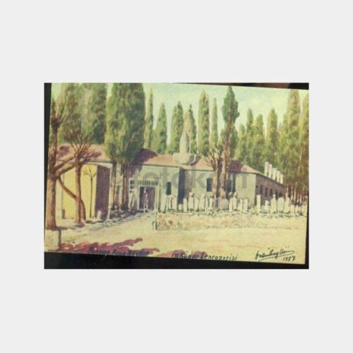 Süheyl Ünver - Üsküdar Türbeler Tebrik Kartı