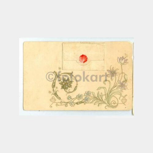 1920 Üsküdar Damgalı Fantezi Tebrik Kartpostal - Görsel 2
