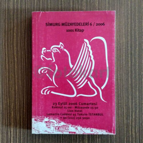 Simurg Müzayedeleri 6, 1001 Kitap, 2006