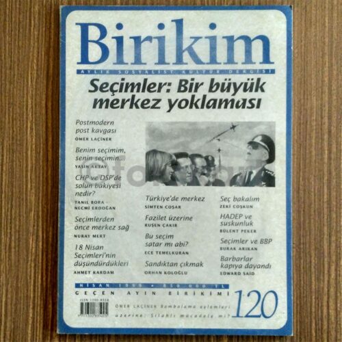 Birikim Dergisi, 1999 Nisan Sayı 120