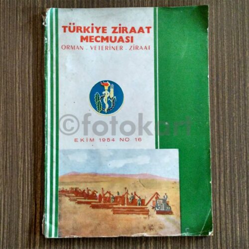 Türkiye Ziraat Mecmuası, 1954 Ekim No 16