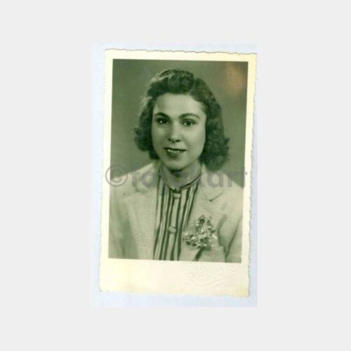 1940 Adana -Foto Rekor- Kadın Portre Fotoğraf