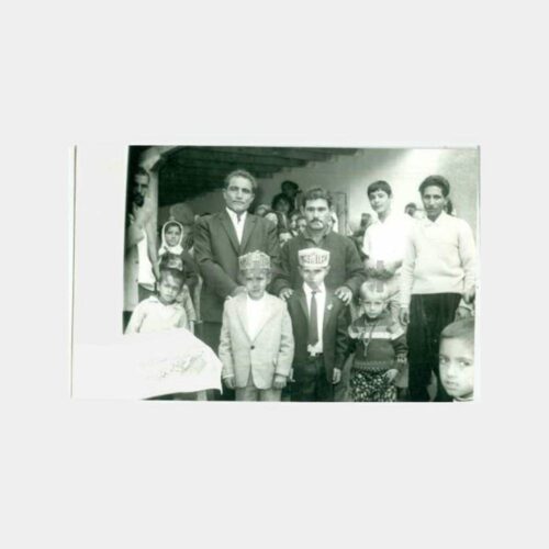 1970 Adana Sünnet Çocuğu ve Ailesi Fotoğraf