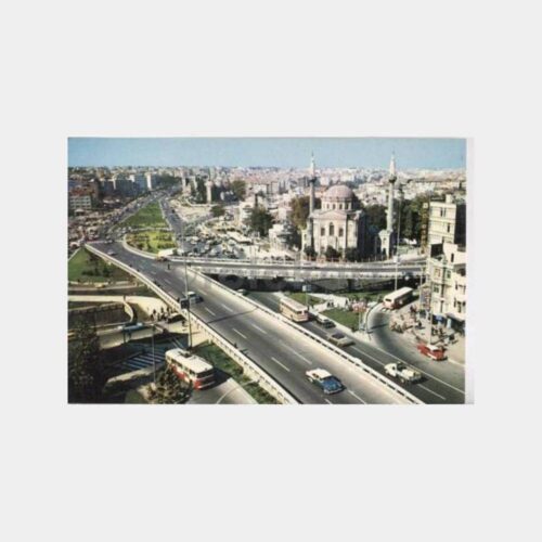 İstanbul Aksaray Troleybüs Görünüş Kartpostal