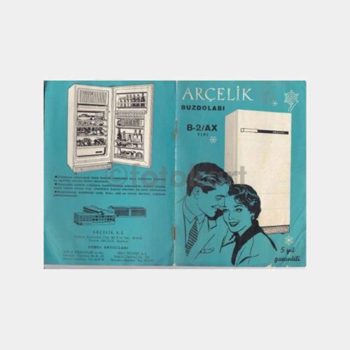 1963 Arçelik Buzdolabı Kitapçığı