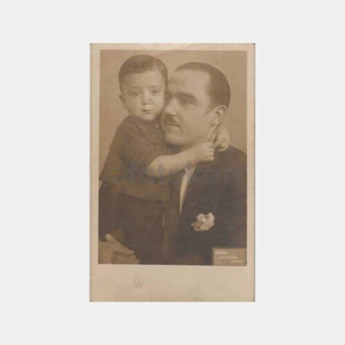1937 Beşiktaş -Foto Artistik- Baba Oğul Fotoğraf